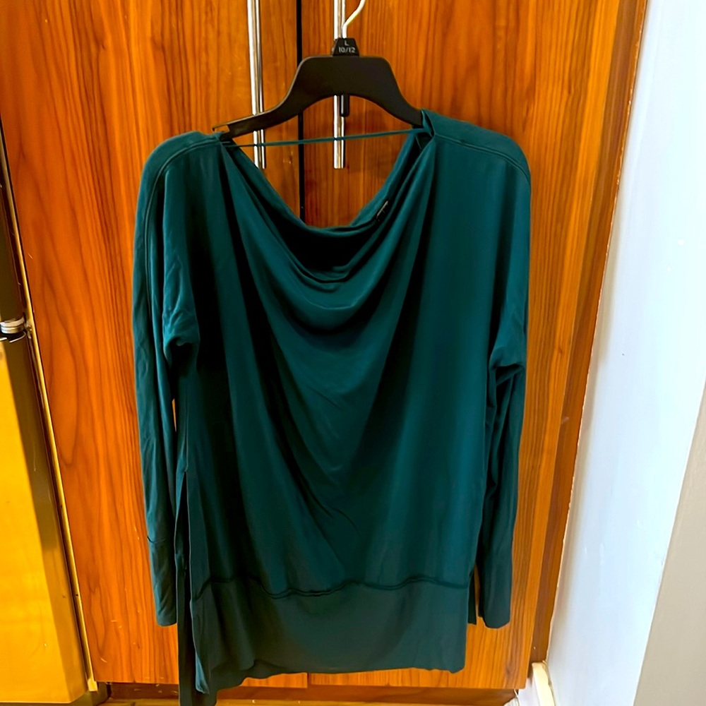 Free People fabulous boat neck green top, Worn once, Sz S